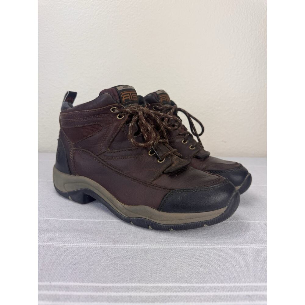 Women’s Ariat Terrain Outdoor Hiking Boots Lace Up Ankle Cordovan Brown 9 B